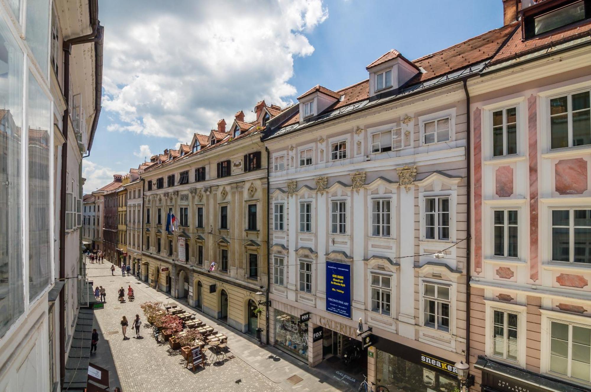 Elegant Central Apartment Ljubljana Exterior foto